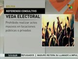 Bolivia: inicia veda electoral por referendo del domingo