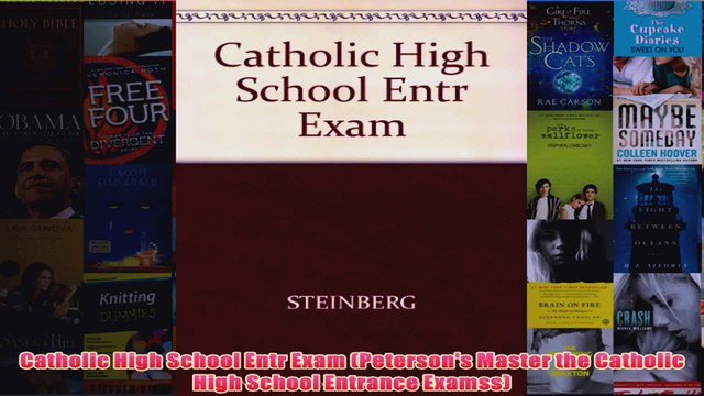 Download PDF Catholic High School Entr Exam Petersons Master the Catholic High School Entrance FULL FREE