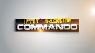 IFTTT Backlink Commando 2.0 webinar invitation