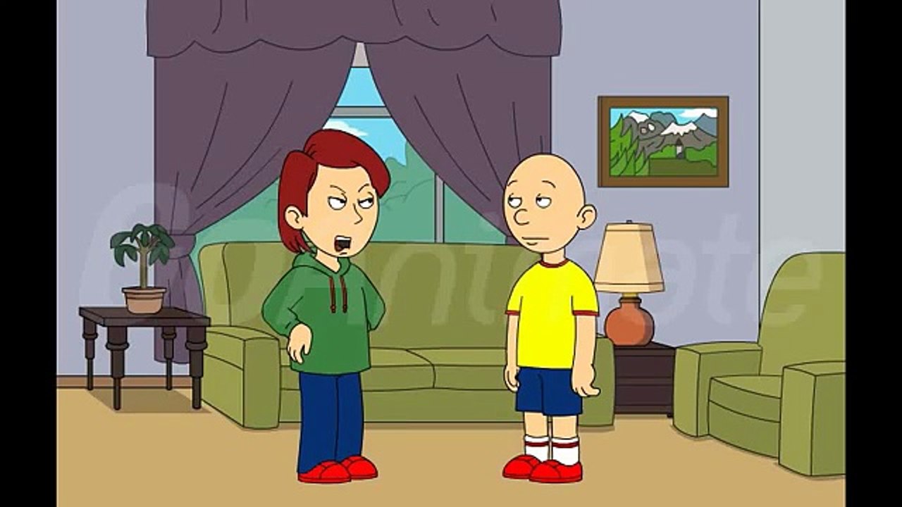 Caillou gets grounded for nothing