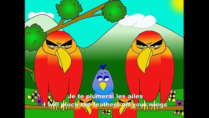 Alouette, gentille alouette - alain le lait (French body parts - for birds)