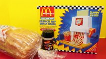 McDonalds Happy Meal Magic FRENCH FRY Maker Playset & Vintage McDonalds Food Toys DisneyCarToys
