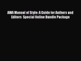 Read AMA Manual of Style: A Guide for Authors and Editors  Special Online Bundle Package Free