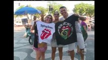 Rolling Stones estão no Rio de Janeiro para o primeiro show da banda no Brasil