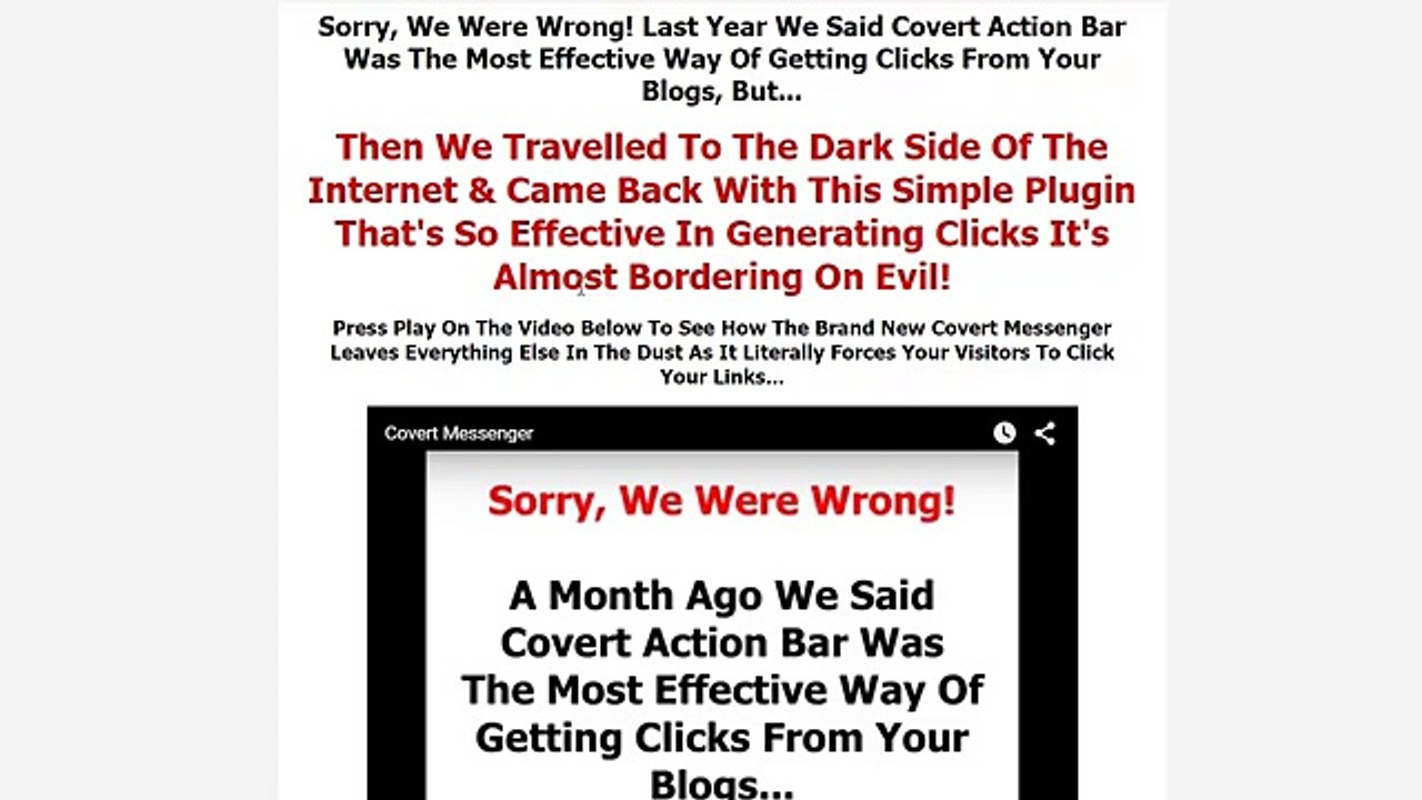 "Covert Messenger"