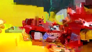 Disney Pixar Cars Rescue squad mater Saves Lightning McQueen on fire after Hellicopter acc