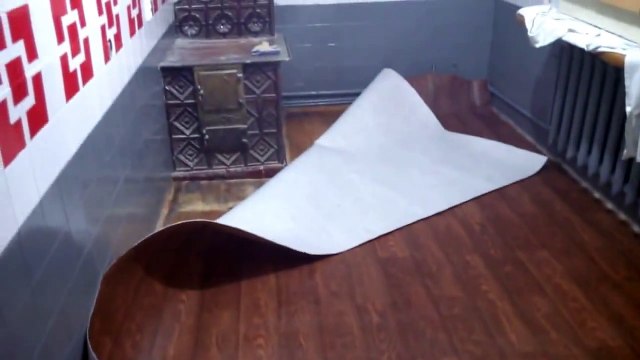 Как постелить линолеум самому