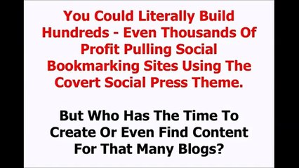 The Covert Social Content Plugin