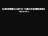 Ebook Statistical Concepts for the Behavioral Sciences (4th Edition) Free Full Ebook