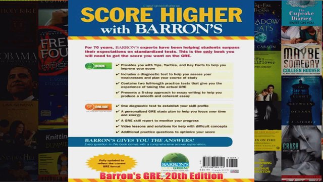 Download PDF Barrons GRE 20th Edition FULL FREE