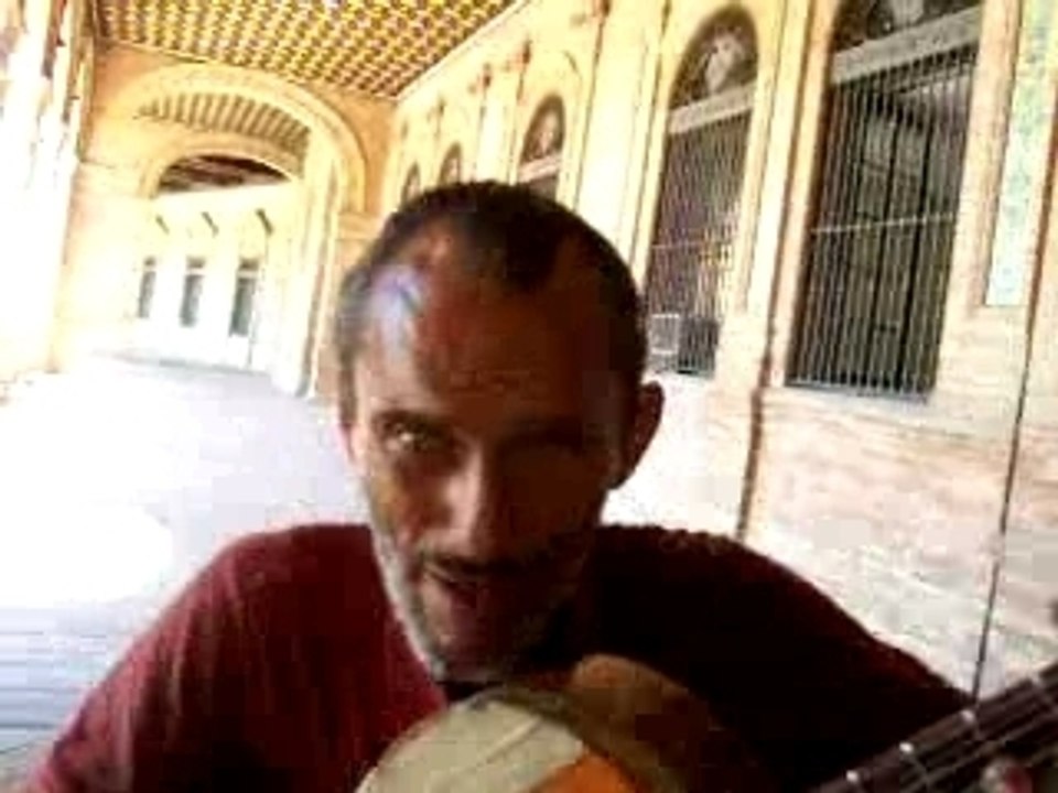 Artiste de rue a Seville en Espagne