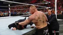 WWE Wrestling 2015 _ Seth Rollins vs Brock Lesnar _ Full Match _- WWE World Heav