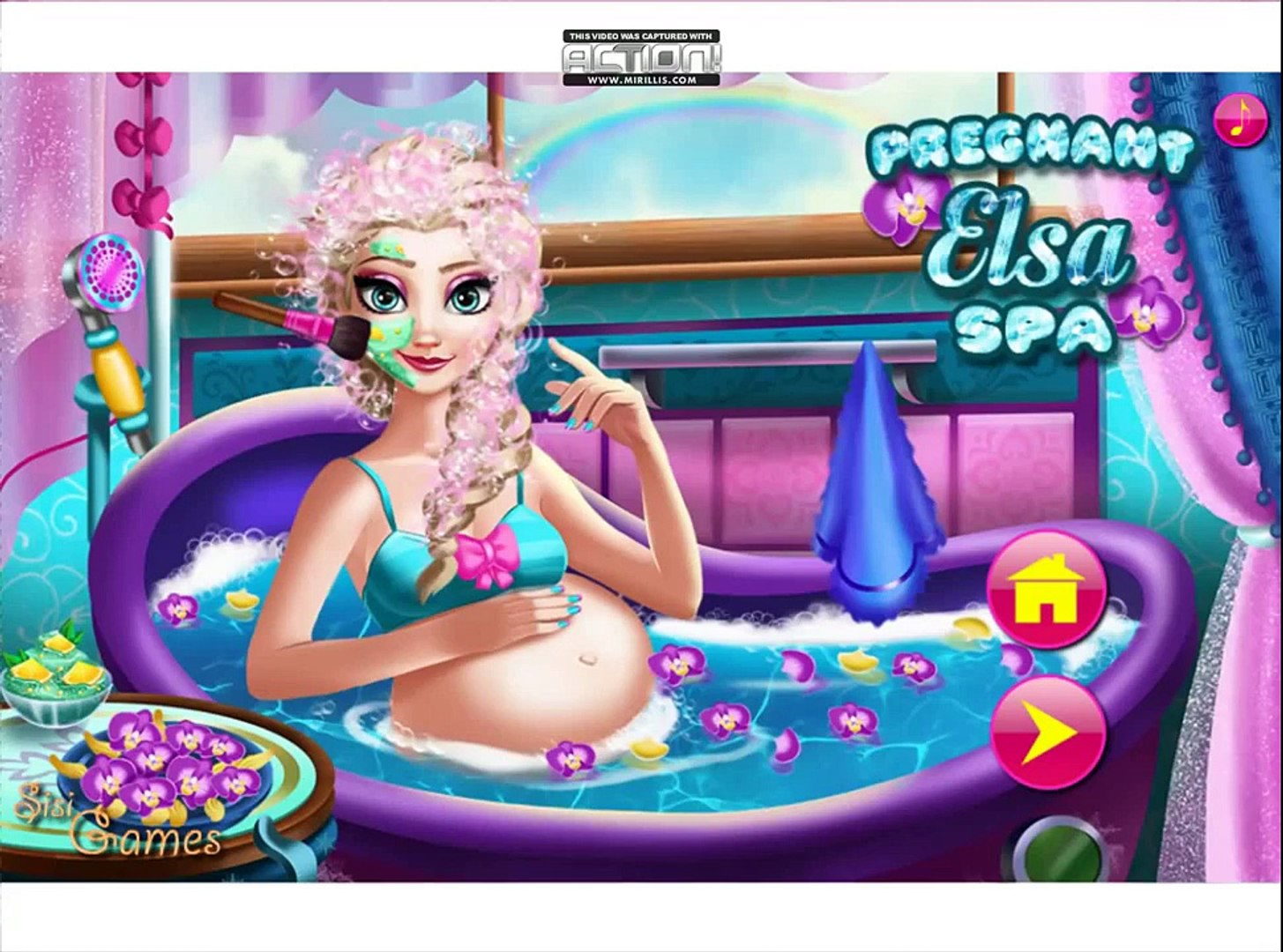 Frozen Games Spa For Pregnant Elsa Disney Princess Games For