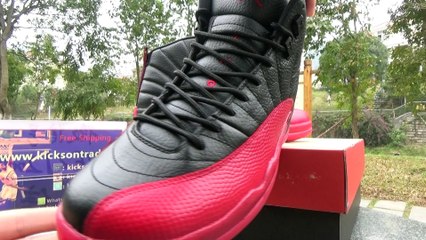 Authentic Air Jordan 12 Flu Game 2016 HD Review from www.kicksontrade.ru