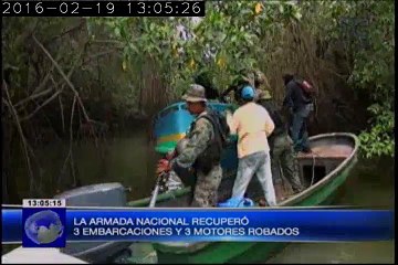 Recuperan en El Oro embarcaciones y motores robados