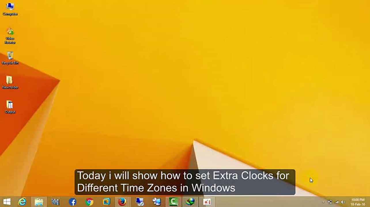 How Add Extra Clocks for Different Time Zones in Windows 10