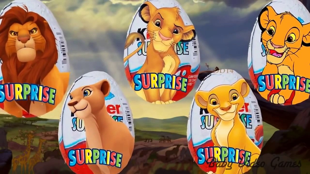 Nursery Rhyme Finger Family Kids Songs Disney The Lion King Frozen