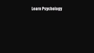 Read Learn Psychology Free Full Ebook