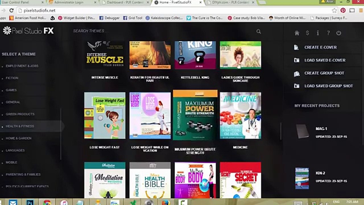 Pixel Studio FX Demo - Brand PLR Covers