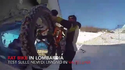 Con la fat bike sulla neve di Livigno (720p Full HD)
