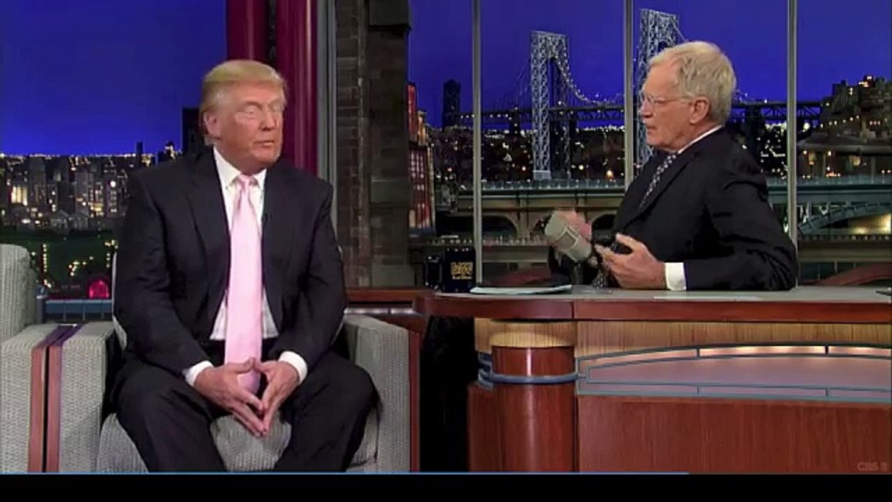 letterman trump