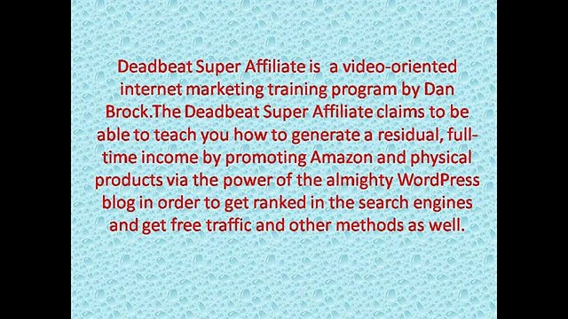 Deadbeat Super Affiliate (Reloaded) Review | Deadbeat Super Affiliate (Reloaded )
