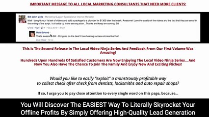 Local Video Ninja Vol. 2 Review and BONUS