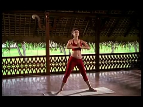 shilpa shetty Yoga to strengthen the muscles - Veerbhadrasana (Hindi) - Shilpa Yoga -