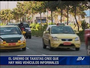 Taxistas en Quito