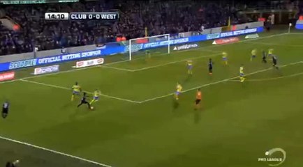 Izquierdo J. Goal - Club Brugge KV 1 - 0 Westerlo - 19-02-2016