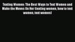 [PDF] Texting Women: The Best Ways to Text Women and Make the Moves On Her (texting women how
