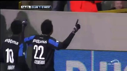 Izquierdo Amazing Goal  Club Brugge KV 1 - 0 Westerlo 19.02.2016
