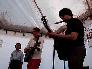 Andreas (Alpaca Sports) w- Cristina Q + Miguel N, 'The Old Oak Tree' @ Indietracks, 26.7.14