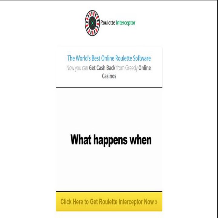 Roulette Interceptor, El Mejor Software Para Ganar A La Ruleta