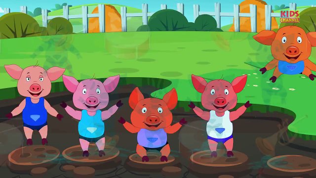 Five Little Pigs | Five Little Piggies | Original Rhyme By Kids Channel