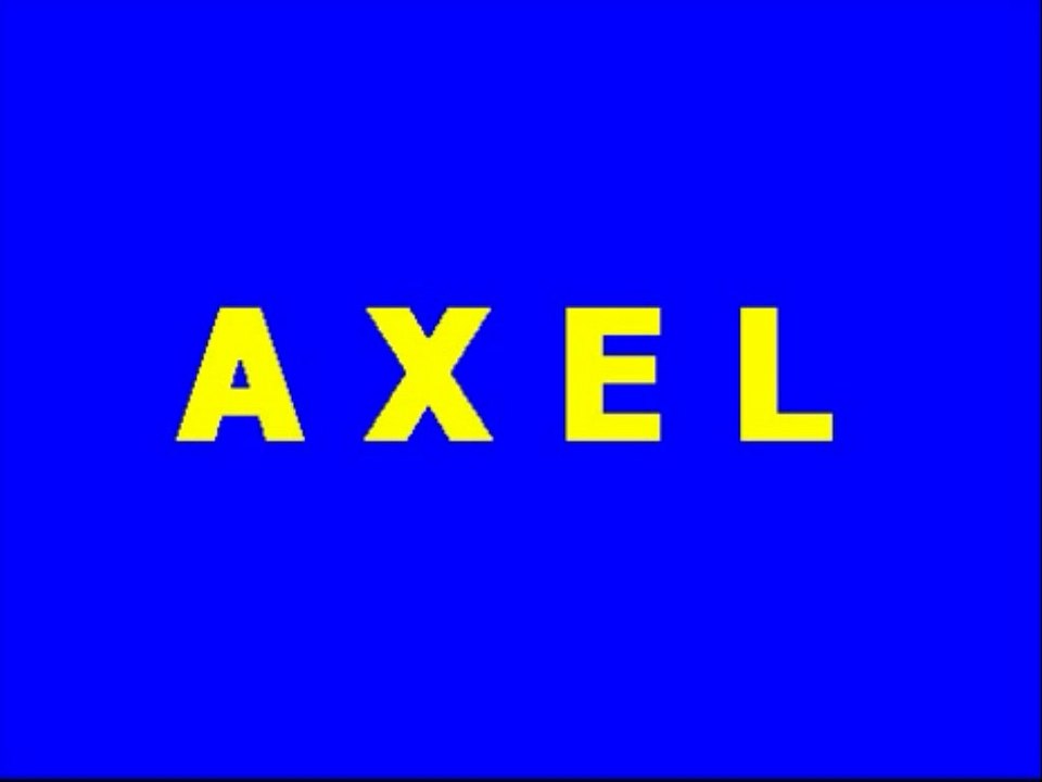 Axel - You fool me