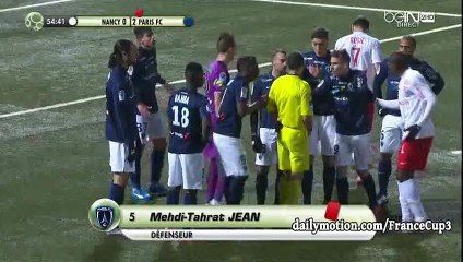 Carton Rouge Pour Jean Mehdi HD - Nancy 0-2 Paris FC - 19-02-2016
