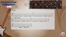 Another One Bites The Dust - Queen Guitar Backing Track with scale, chords and lyrics