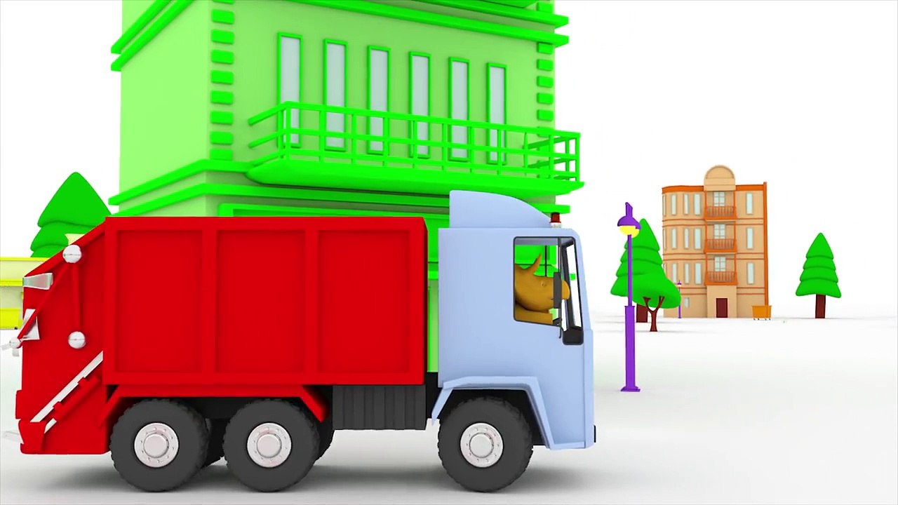 Apprendre les couleurs avec Dino le Dinosaure & Camion poubelle | Dessin animé éducatif en français