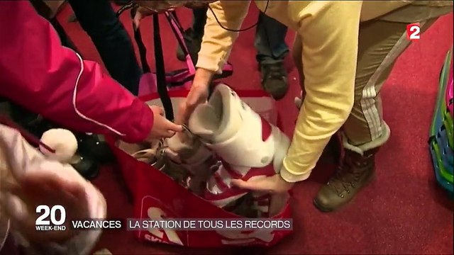 Vacances d'hiver : à La Plagne, la station de ski la plus fréquentée du monde