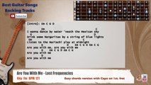 Are You With Me - Lost Frequencies Guitar Backing Track with scale, chords and lyrics