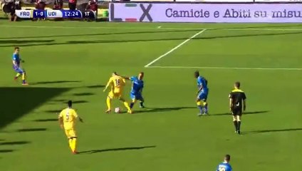 1-0 Daniel Ciofani Goal - Frosinone vs Udinese 1-0