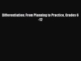 [PDF] Differentiation: From Planning to Practice Grades 6-12 [Download] Full Ebook