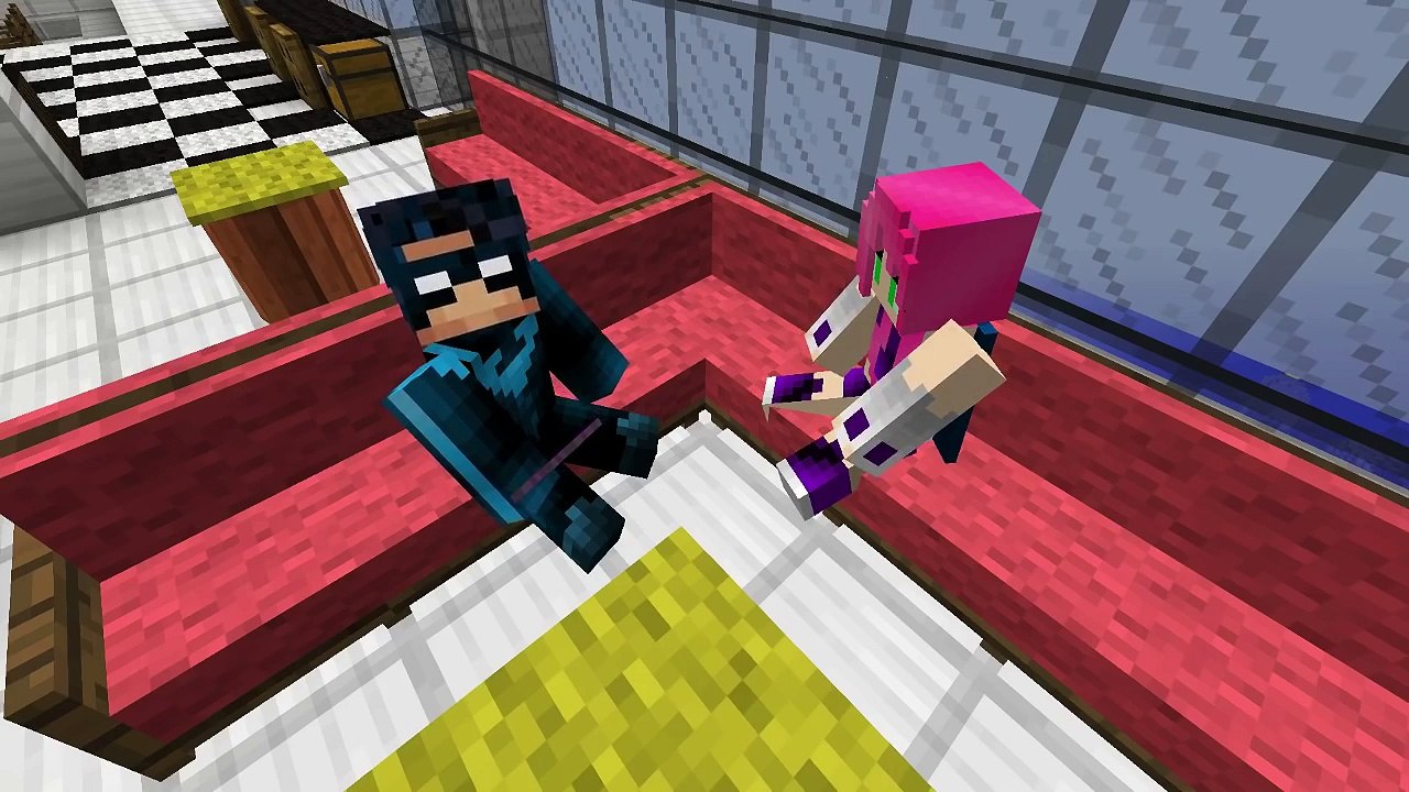 Teen Titans: New Room Build Challenge! (Minecraft Roleplay) | Nightwing Plays Minecraft