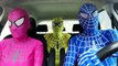 Pink Spidergirl & Spiderman & Venom Dancing in the Car! Superheroes Funny Movie in Real Li