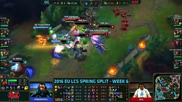 Origen vs H2K _ Highlights EU LCS W6D2 2016 Spring S6 _ OG vs H2K Week 6