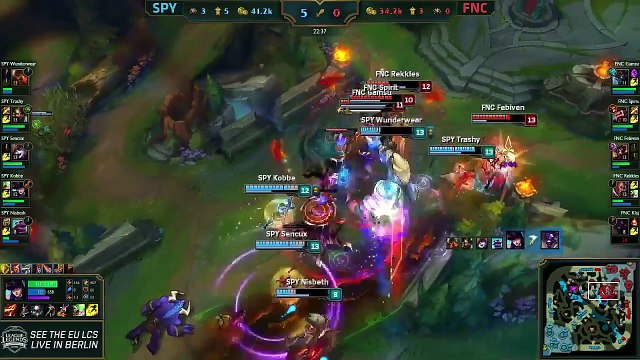 Splyce vs Fnatic _ Highlights EU LCS W6D2 2016 Spring S6 _ SPY vs FNC Week 6