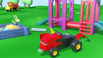 Çizgi film İş Makineleri Greyder Bölüm 2 (Sayılar öğreniyoruz)