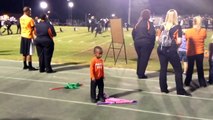 This 3-year-old's halftime performance will melt your heart!