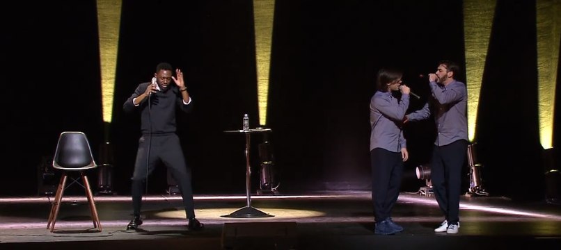 Extrait Spectacle de Thomas Ngijol du 19/02 - Rap avec Orelsan et Gringe - CANAL+